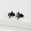 Stainless Steel Asymmetric Stud Earrings