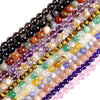 Natural Stone Bead Bracelet Tiger Eye Protection Courage Strength