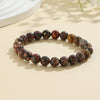 Natural Stone Bead Bracelet, 8mm Round Gemstone