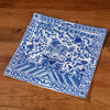 Embroidered Tea Mat, Square Coaster with Dragon Phoenix