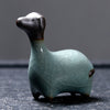 Ceramic Chinese Zodiac Tea Pet, Celadon or Ge Kiln Glaze