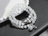 Cat Eye Triple Wrap Bracelet with Lucky Cat Charm