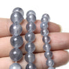 Grey Ice Jade Loose Beads for DIY Bracelets and Necklaces