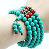 Tibetan Turquoise Purification Necklace Mala Bracelet
