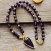 Labradorite Support Beaded Necklace Pendant