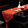 Chinese Silk Table Runner with Tassels