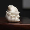 Ivory Nut Nine Tailed Fox Desktop Decoration