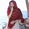 Tibetan Shawl Paisley Wrap Scarf