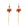 Red Maple Leaf Copper Necklace or Earrings