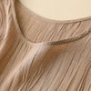 Casual Plain Drawstring Waist Midi Dress Sleeveless Dress With Pockets