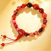 Five Elements Crystal Bracelet, Multi-Stone Beaded Wristwear