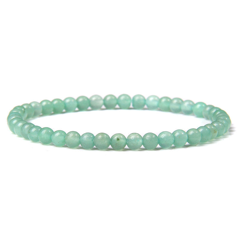 4mm Various Stone Crystal Mini Beads Bracelet