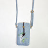 Embroidered Floral Crossbody Bag for Phone and Essentials