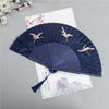 Chinese Style Folding Hand Fan with Nature Motifs