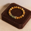 Tiger Eye and Jade Bead Bracelet