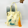 Suzhou Embroidery Drawstring Crossbody Bag