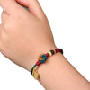Tibetan Mandala Knot Leaf Rope Bracelet