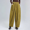 Women's Corduroy Harem Pants with Pockets