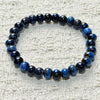 Ceramic Bead Bracelet, Handmade Stretch Elastic Band