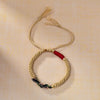 Handwoven Colorful Rope Bracelet with Traditional Knot