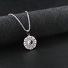Bagua Yin Yang Titanium Steel Balance Necklace Pendant