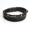 Evil Eye Protection Beaded Multilayered Braided Bracelet