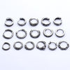 Stainless Steel Vintage Hoop Earrings for Men and Women
