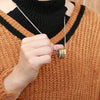 Rotatable Pixiu Mantra Necklace, Wealth Dragon Pendant
