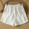 Women's Cotton Drawstring Shorts With Pockets