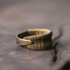 Adjustable Wrapped Copper Cuff Bracelet and Ring Set