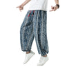 Men's Cotton Linen Harem Pants With Pockets