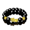 Feng Shui Double Pi Xiu Obsidian Wealth Bracelet