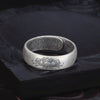 Lotus Elephant Ring with Six True Words Blessing