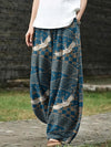 Women's Wide Leg Pants With Pockets, Printed Harem Trousers