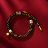 Handwoven Tibetan Style Corn Knot Bracelet with Bell