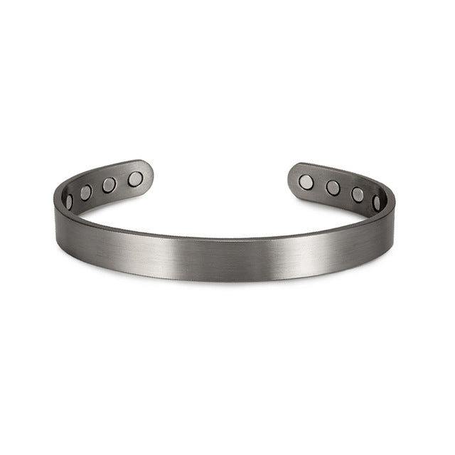 Magnetic Copper Adjustable Cuff Bracelet Bangle