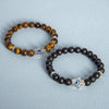 Hamsa Hand Evil Eye Beaded Bracelet for Men