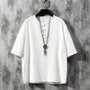 Men's Linen Blend Half Sleeve Chinese Tang Suit Shirt