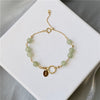 Hetian Jade 14K Gold Filled Luck Beaded Bracelet