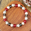 Tiger Eye and Crystal Bead Bracelet for Prosperity