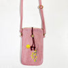 Embroidered Floral Crossbody Bag for Phone and Essentials