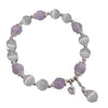 Cat's Eye Stone Bracelet with Butterfly Charm for Women