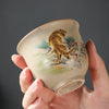 Chinese Zodiac Ceramic Teacup Kung Fu Tea Cup 130ml