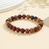 Natural Stone Bead Bracelet, 8mm Round Gemstone