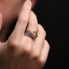 Copper Pixiu Spinner Ring with Adjustable Band