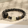 Green Sandalwood Bamboo Bead Bracelet