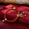 Tibetan Style Corn Knot Bracelet with Locket Charm