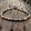 Natural Stone Spacer Bead Bracelet