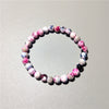 Galaxy Agate Bracelet, Cosmic Stone Beads