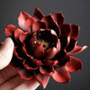 Ceramic Lotus Incense Burner, New Chinese Style Home Decor